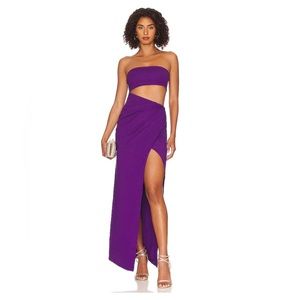 NWT Lovers + Friends: Montrose Maxi Dress In Purple